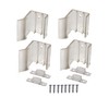 RV Designer H5277, Universal Sliding Mirrored Door Latch, 4-Pack, Interior