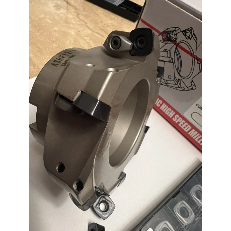 CME 4” Rapid Feed Roughing face mill & 10 Extra