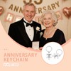 Matching Keychains for Couples Happy 35th Anniversary Keychain Gifts for
