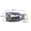 [nico nimo] Leather Key Ring, Belt Loop, Genuine Leather Key