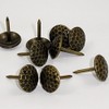 Decotacks® Honeycomb Upholstery Nails/tacks 7/16" - 100 Pcs [Antique Brass