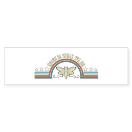 CafePress Cicadas Noise is What We Do Entomologist Insects 10"x3" Rectangle Vinyl Bumper Sticker Car Decal