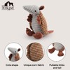 Hollypet Plush Dog Squeaky Toy Stuffed Armadillo Animal Pet Puppy