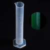 Clear PP Scaled Measuring Cylinder 250ml, and Alkali Resistant, Easy