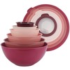 COOK WITH COLOR Mixing Bowls with TPR Lids - 12