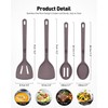4-Pack Silicone Cooking Utensils Set, V-Hover, Stackable, Nonstick