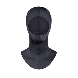 3/5mm Thick Neoprene Diving Hood, Providing Warmth and Protection for Scuba Diving, Free Diving, and Spearfishing (Black 3mm, M)