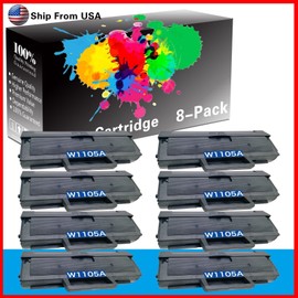 8-Pack 1105A W1105A Toner Cartridge Fit For Laser MFP 135a Printer