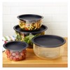 Buddeez Tritan Bowls with Press-To-Seal Lids, Food Prep Bowls, Mixing
