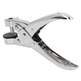 Metal Single Hole Punch, Effort Saving High Hardness Puncher with Comfortable Handle, for Paper, Cardboard, Plastic Bag, PVC Packaging