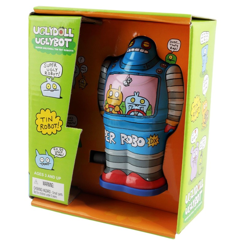 Freak Scene Robot Ugly Bots Blue Robot Tin Robot