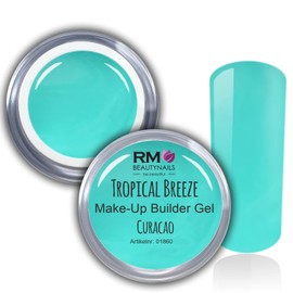 UV-Gel Make-Up Builder Led Gel Neon Türkis Hema Frei Nagelgel Fingernagel RM Beautynails 1x 15ml (1er Pack)