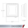 TayMac MM2410C Two-Gang Vertical Mount Weatherproof In-Use Cover, 55-in-1, 2