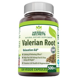 Herbal Secrets Valerian Root Valerian Root 500 Mg Capsules