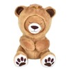 Whatsitsface 12 Inch Teddy Bear Plush with 6 Different Faces