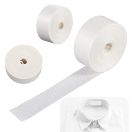 3 Rolls Collar Protectors for Men Shirts, Disposable Self-adhesive Collar Protectors for Shirts, Invisible Sweat Pads for Hat Armpit Shirt Neck, Liner Against Sweat Stains