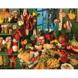 Springbok's 500 Piece Jigsaw Puzzle Italian Kitchen - Made in USA