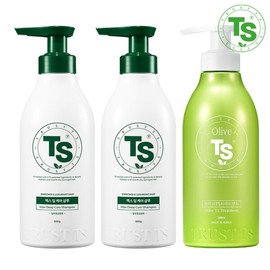TS Max Deep Care Shampoo 500g x 2 + TS Olive Treatment 500ml / TS 맥스 딥케어 샴푸 500g 2개 + TS 올리브 트리트먼트 500ml