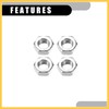 REPAIROCK 4pcs 3.46"x1.26" Universal Reflector - Rectangle Motorcycle Bike Safety