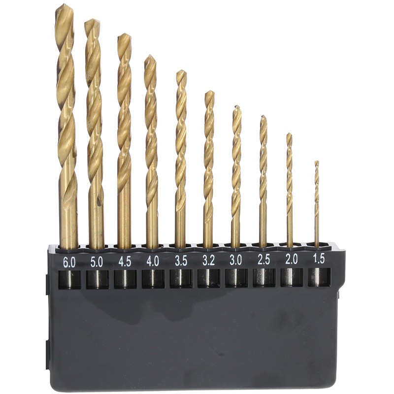 Takagi EARTH MAN Titanium Coated Ironwork Drill, Hex Shaft, Set