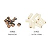 PATIKIL 11mm Dia Screw-on Pool Cue Tips, 10 Pairs Snooker