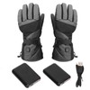 1Pair Electric Heated Gloves Warm Touch Screen Removable Graphene Heating
