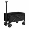 Folding Utility Wagon Cart, 330 lb Capacity, Collapsible Metal Frame