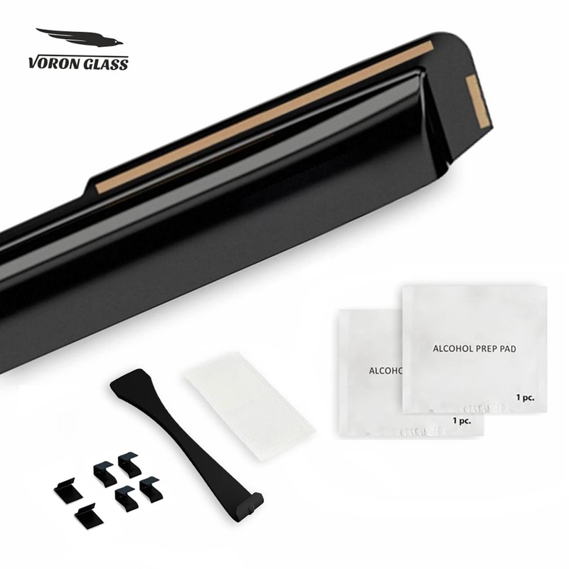 Voron Glass in-Channel Extra Durable Rain Guards for Ford F150