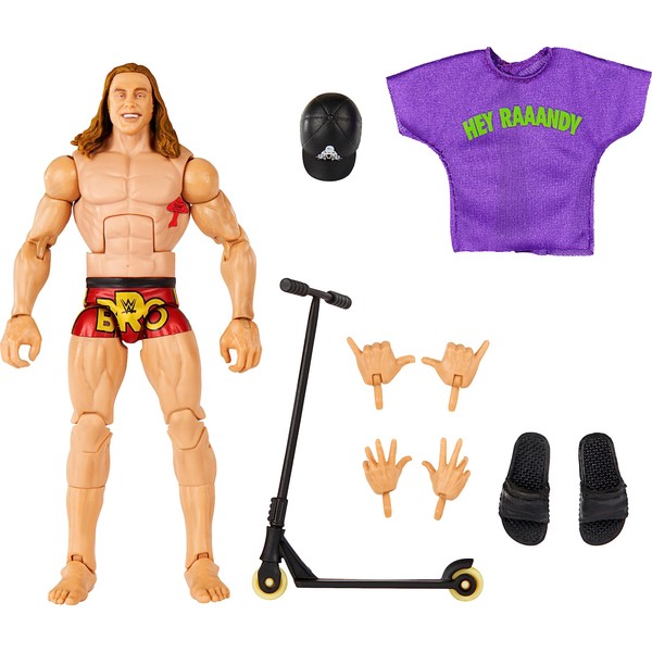 Mattel WWE Matt Riddle Top Picks Elite Collection Action Figure, Articulation & Life-Like Detail, Interchangeable Accessories, 6-Inch