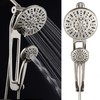 AquaDance High-Pressure 48-Mode 3-Way Shower Spa Combo with Adjustable 18-Inch
