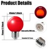 Jiotouhu 20 x 2W E27 G45 LED Golf Ball Bulbs