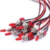 Twidec/8Pcs Mini Toggle Switch SPST 2 Position 2 Pins ON/Off