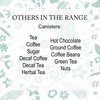 Purely Home Wild Rabbits Ground Coffee Canister - Green Metal