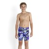 Speedo HydroTurn Allover Panel Boys Jammer Print 17 Black Black/Violet