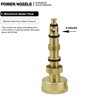 PLG Heavy Duty Brass Adjustable Garden Hose Nozzle & Hose