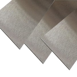 Stainless Steel Sheet Metal Strips 1000 x 50 mm K240 Polished 0.8 mm Thick Decorative Strips, Sheet Metal Cut V2A Trim