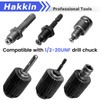 Hakkin 2-13mm Keyless Drill Chuck Adapter, 1/2-20Unf Drill Chuck with