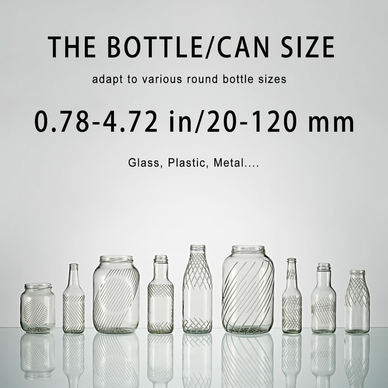 Crenicelif Crenicelif Manual Bottle Labeling Machine, Bottle Label Applicator Adjustable