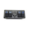 Riloer 4 Gang Rocker Switch Panel With 4.8 A Dual