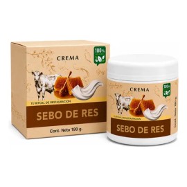 Crema Sebo De Res Hidratación Profunda Cara Cuerpo Manos