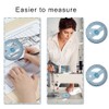 2 Pcs Circle Protractor Rulers Plastic Protractors Swing Arm Angle