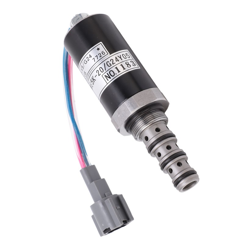 Rotary Solenoid Valve Alloy Steel Corrosion Resistance 669‑43000201 for KATO