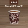 Eurocali 200 Espresso Paper Cups 65 ml Biodegradable Coffee Disposable