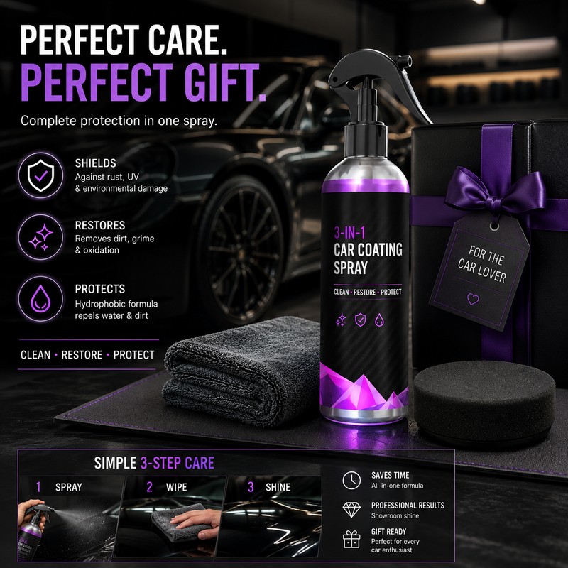 100 mL Car Surface Cleaning Spray for Wheels & Paint