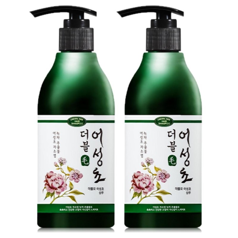 Double M 더블모 어성초 샴푸 두피 약산성 비듬 샴푸 300ml