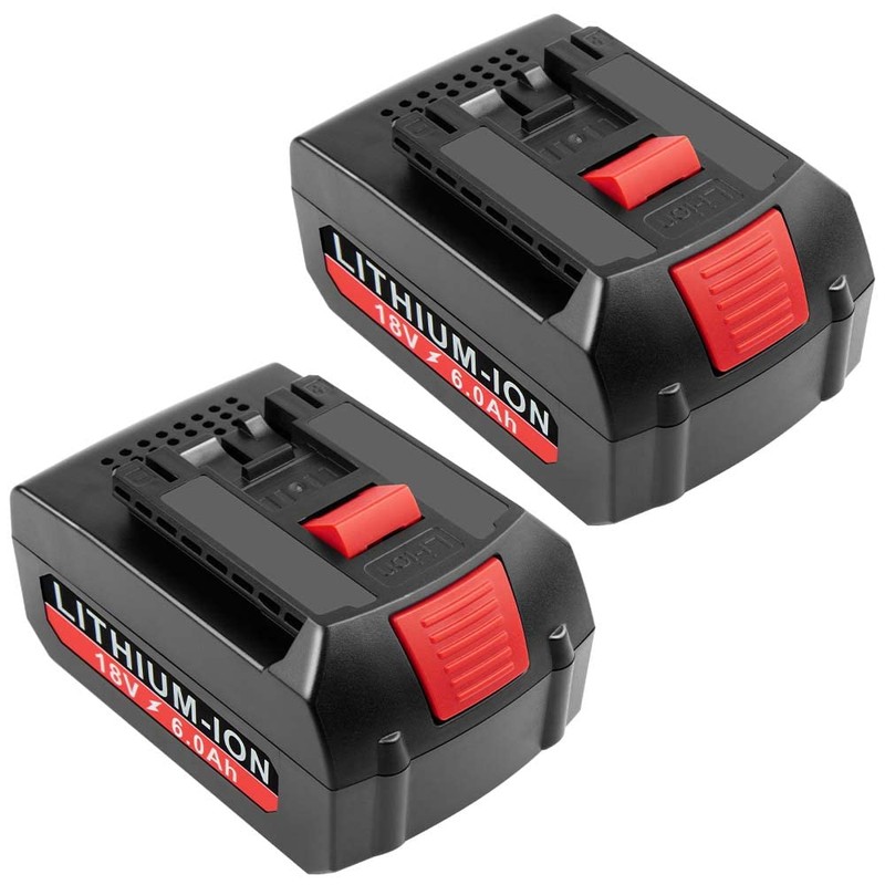 [2Pack] 18V 6.0 Ah! HIGH-Output Battery for Bosch 18V Battery