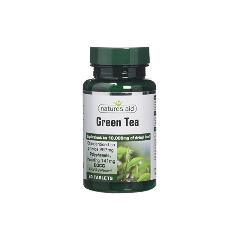natures aid 10000 mg Green Tea Tablets - Pack of