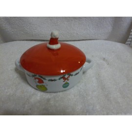 Sanrio Dr. Seuss The Grinch Holly Garland Brie Baker New Approx 17" Around & 5.5" Tall