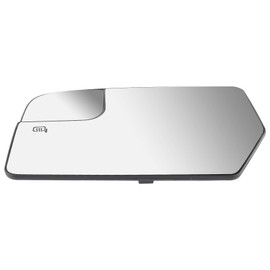Carbhub Left Driver Side Heated Mirror Glass Compatible with Lincoln Navigator 2012-2014 Compatible with Ford Expedition 2012-2017 Driver Side Heated Flat with Spotter Replaces CL1Z17K707D CL1Z17K707C