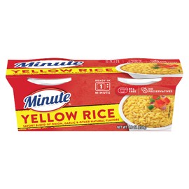 Minute RTS Yellow Rice, 2 - 4.4 Ounce Cups (Pack of 8)